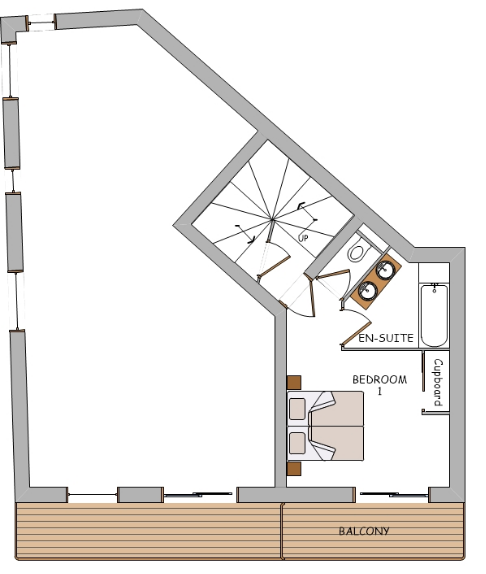 Chalet Chouette Morzine Floor Plan 2